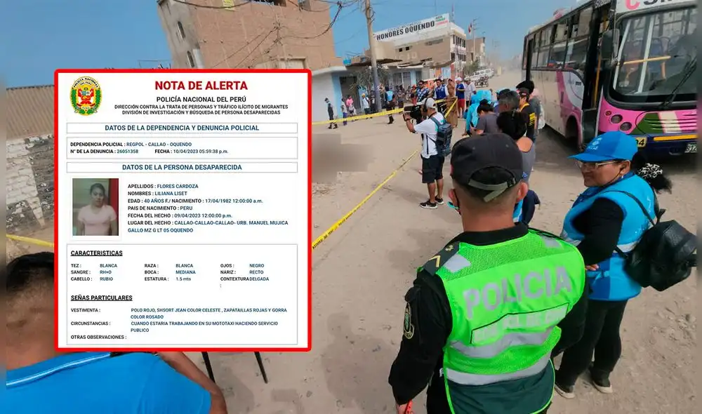 Hija de la mujer indicó que su madre desapareció el último domingo 9 de abril a las 03:00 p. m., cuando salió a trabajar junto a su mototaxi. Foto: composición LR/PNP/Jessica Merino de La República y Video: Jessica Merino de La República