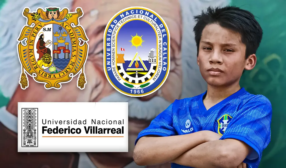 Rai García postuló a las tres universidades públicas para medir su nivel de preparación. Foto: composición LR/Andina/UNMSM/UNAC/UNFV/Facebook Rai García postuló a las tres universidades públicas para medir su nivel de preparación. Foto: composición LR/Andina/UNMSM/UNAC/UNFV/Facebook