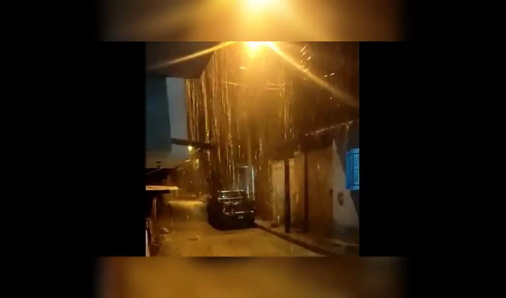 Fuertes precipitaciones se registran en la noche de este martes 11 de abril. Foto: Fuentes de La República