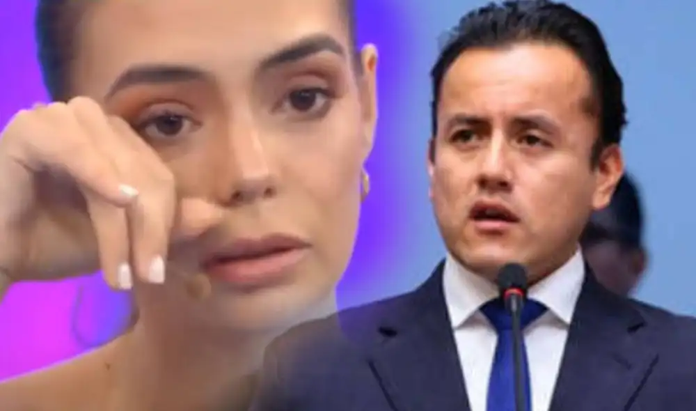Camila Ganoza se quiebra al recordar su pasado amoroso con Richard Acuña. Foto: composición LR/captura de ATV/difusión