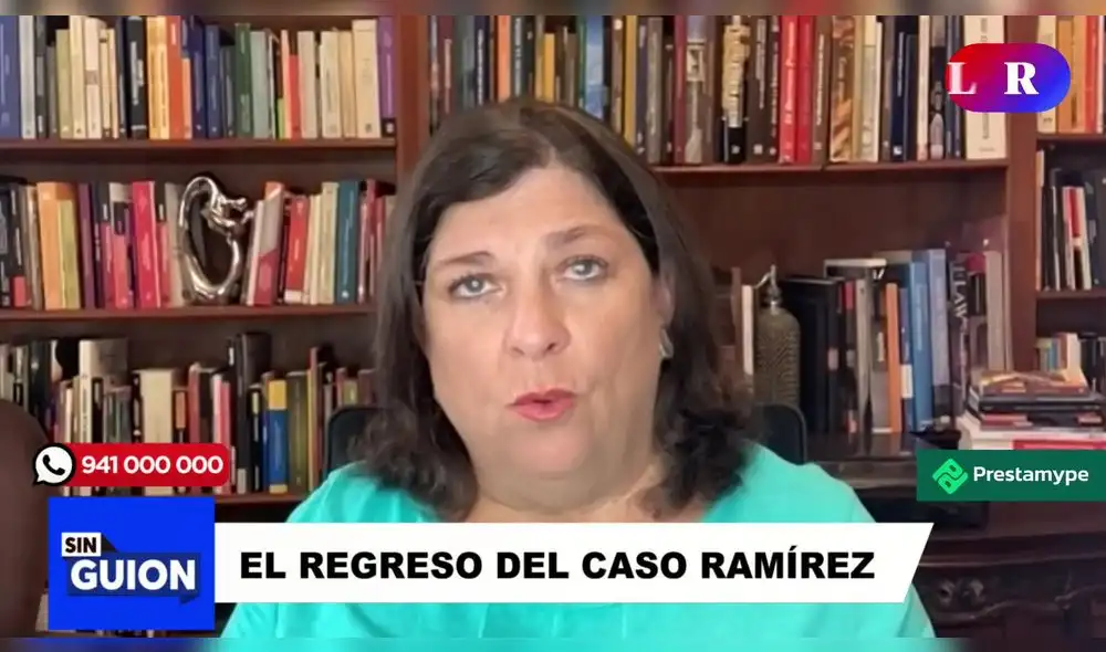 Rosa María Palacios analiza la confiscación de inmuebles relacionados con Joaquín Ramírez. Foto: LR+ - Video: LR+