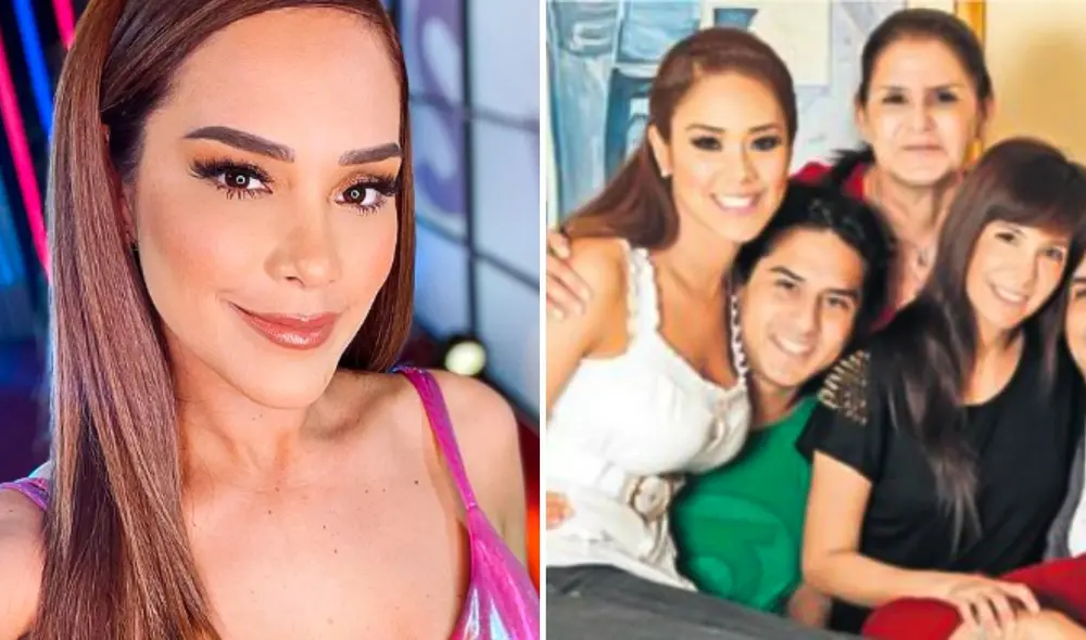 Karen Schwarz, quien tiene una numerosa familia, se encuentra alejada de la TV. Foto: composición LR/captura de Instagram/difusión