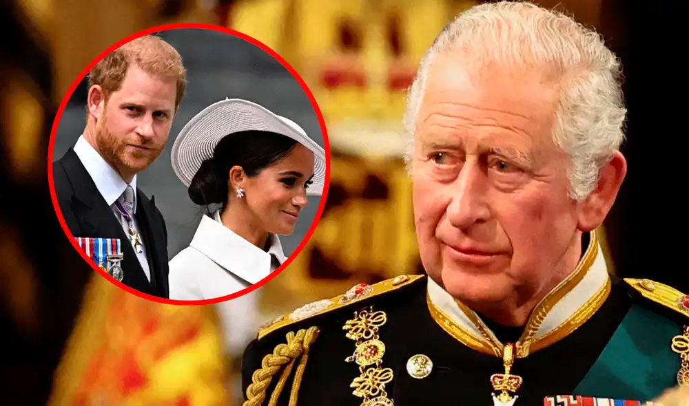 La duquesa de Sussex permanecerá en California con el príncipe Archie y la princesa Lilibet, según miembros del Palacio de Buckingham. Foto: composición LR / Vanity Fair / Infobae