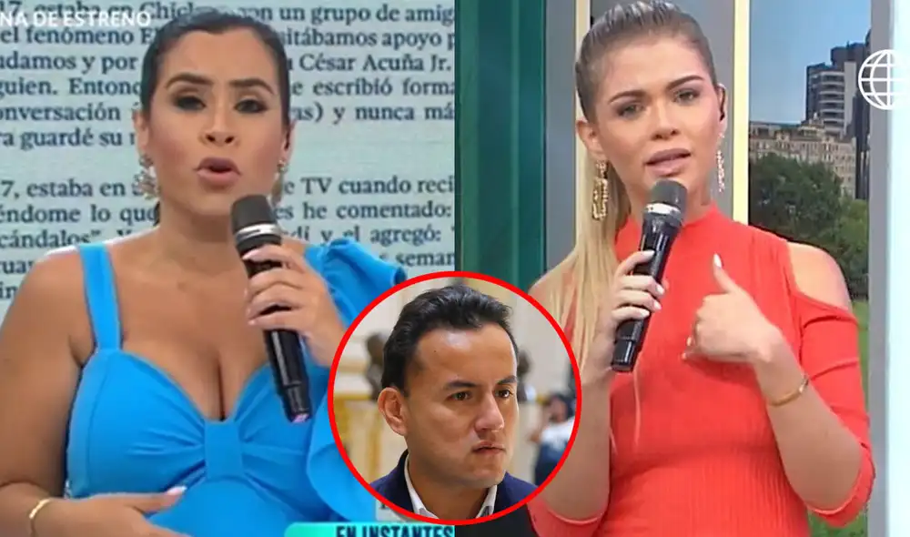 Ethel Pozo y Brunella Horna son parte de la conducción de "América hoy". Foto: América TV/Andina Ethel Pozo y Brunella Horna son parte de la conducción de "América hoy". Foto: América TV/Andina