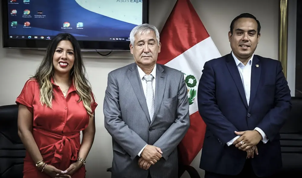 José Elías, Yessica Amuruz y José Jerí, miembros de la nueva Comisión TC. (Foto: Congreso)