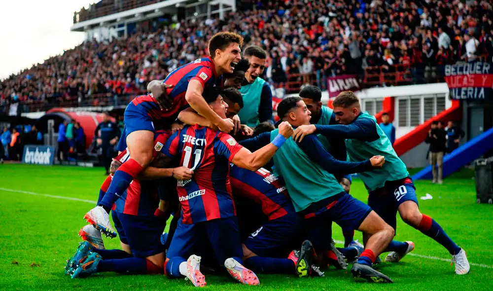 San Lorenzo venció a Boca y sumó 23 puntos. Foto: Twitter San Lorenzo