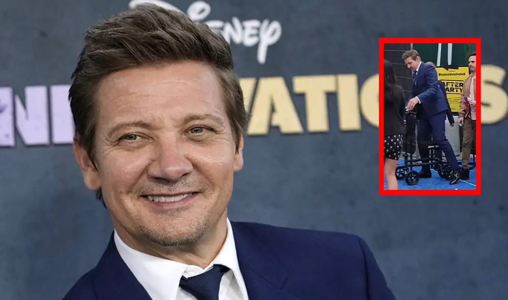 Jeremy Renner sufrió un accidente con un quitanieves a las afueras de su casa. Foto: TMZ
