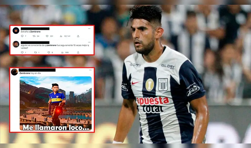 Carlos Zambrano llegó a Alianza Lima tras su salida de Boca Juniors. Foto: composición Luis Jiménez/GLR