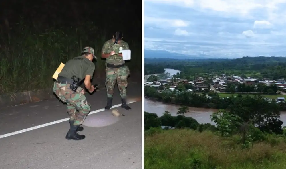Cuerpos de padre e hijo asesinados fueron llevados a la morgue de Pucallpa. Foto: composición LR / El Muro / DePeru Cuerpos de padre e hijo asesinados fueron llevados a la morgue de Pucallpa. Foto: composición LR / El Muro / DePeru