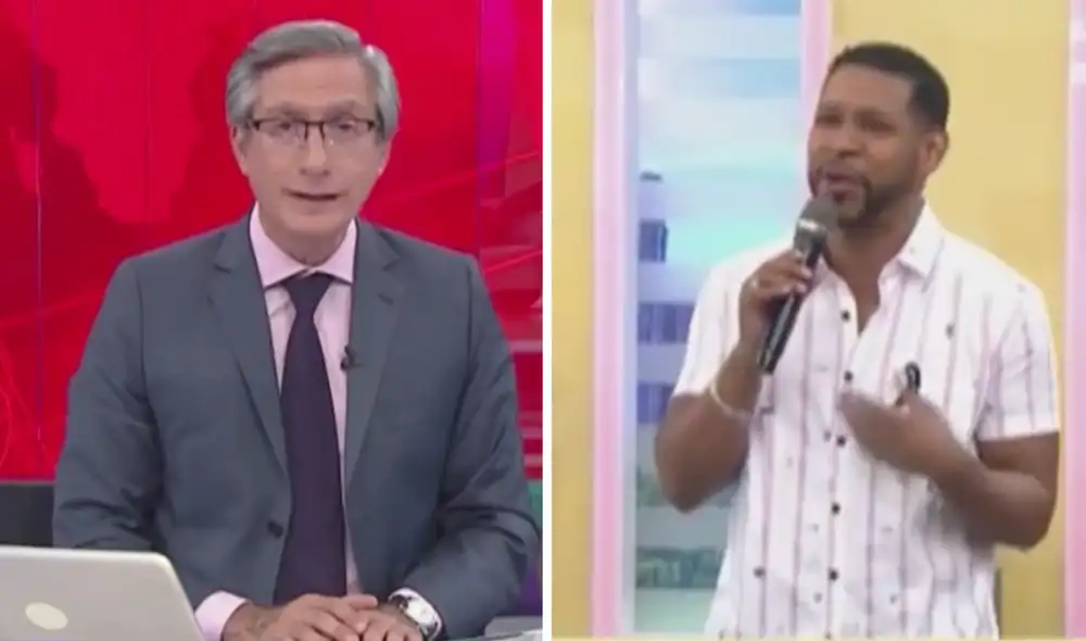 Federico Salazar se incomoda con pregunta de Edson Dávila. Foto: composición LR/América hoy - Video: América hoy Federico Salazar se incomoda con pregunta de Edson Dávila. Foto: composición LR/América hoy - Video: América hoy