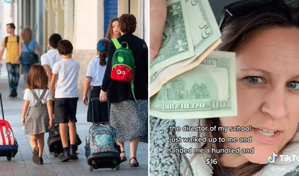 Este caso se hizo viral luego de que una de las profesoras, Kristin Evans, lo contara a través de su cuenta en TikTok. Foto: composición LR / @mrs._evans / TikTok / deRedes.tv. Video: @mrs._evans / TikTok Este caso se hizo viral luego de que una de las profesoras, Kristin Evans, lo contara a través de su cuenta en TikTok. Foto: composición LR / @mrs._evans / TikTok / deRedes.tv. Video: @mrs._evans / TikTok