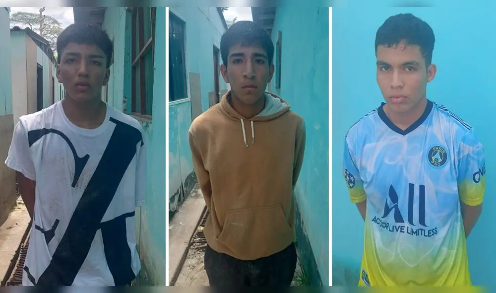 Tumbes. Presuntos sicarios fueron detenidos por la Policía. Foto: PNP