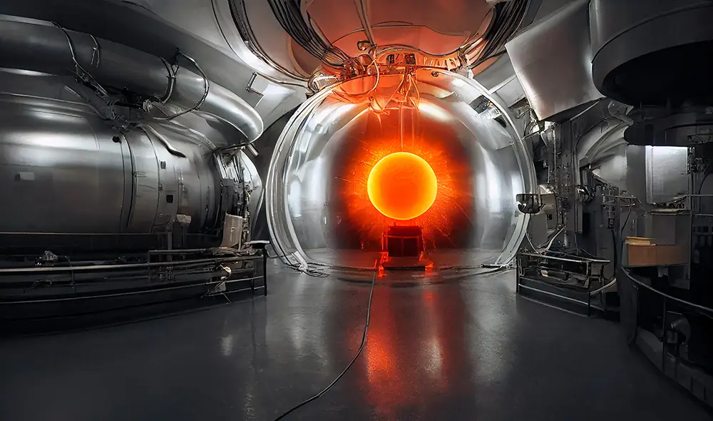 Un reactor de fusión, como el llamado 'sol artificial' chino, intenta replicar la producción de energía de las estrellas. Imagen: referencial / Adobe Stock