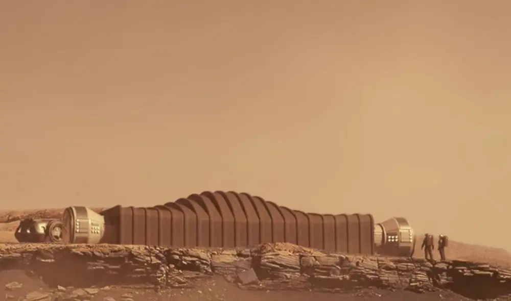 El Mars Dune Alpha ha sido construido por la NASA para simular cómo es vivir en Marte. Foto: difusión