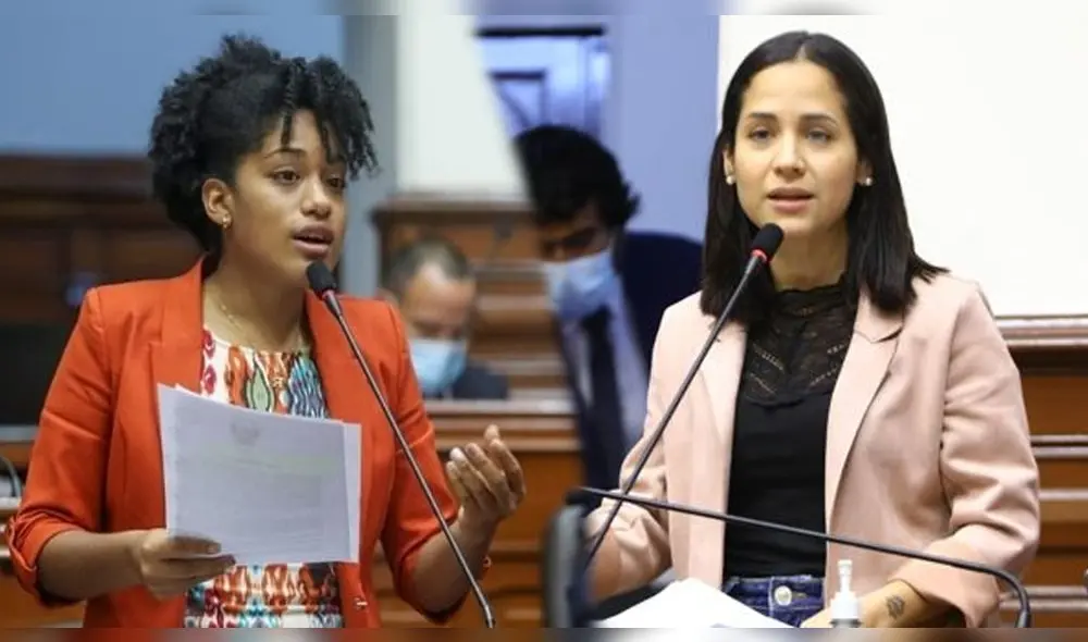 Rosangella Barbarán califica de "mamarracho" PL presentado por Sigrid Bazán. Foto: composición LR/capturas del Congreso - Video: Twitter Informativo Perú Rosangella Barbarán califica de "mamarracho" PL presentado por Sigrid Bazán. Foto: composición LR/capturas del Congreso - Video: Twitter Informativo Perú