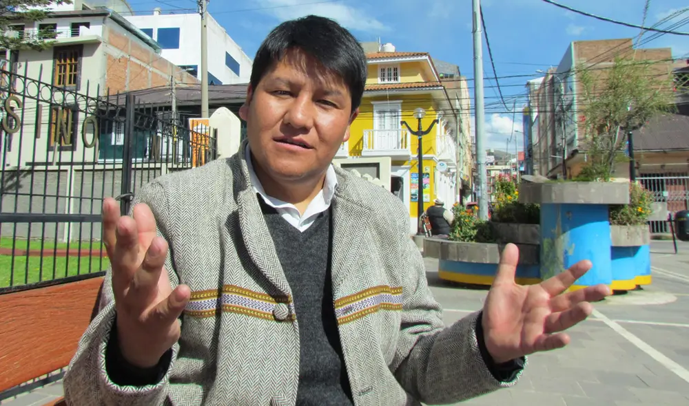 Cuestiona. Según Alejo, no conoce a Cerrón ni a Domínguez. Foto: La República Cuestiona. Según Alejo, no conoce a Cerrón ni a Domínguez. Foto: La República