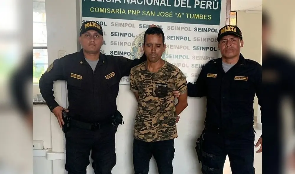 El sujeto quedó detenido y se encuentra a disposición del Ministerio Público. Foto: PNP
