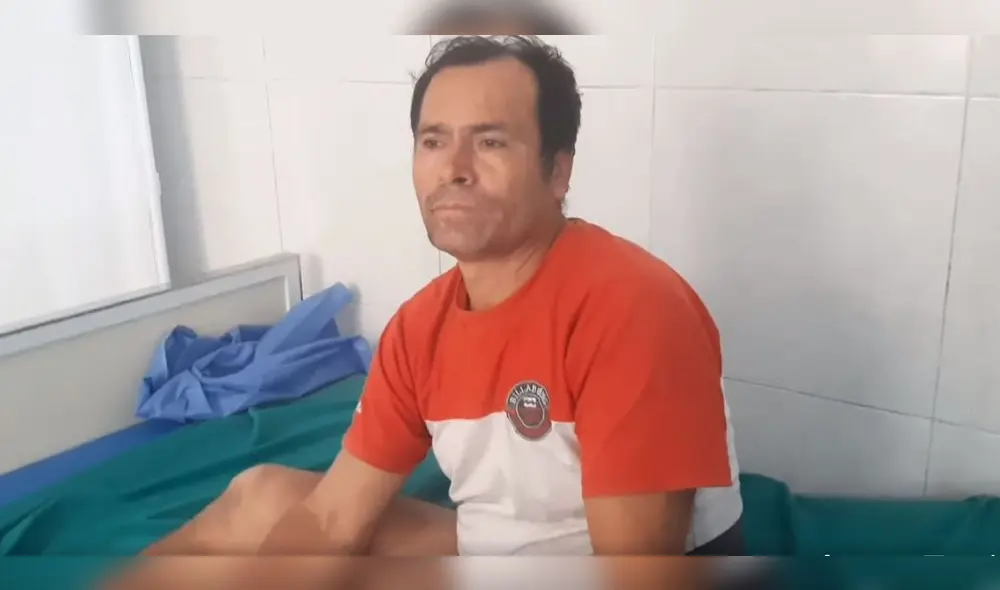 Pedro Pablo Coronel señaló que recibió un disparo en la pierna izquierda. Foto: Amazonas.com Pedro Pablo Coronel señaló que recibió un disparo en la pierna izquierda. Foto: Amazonas.com