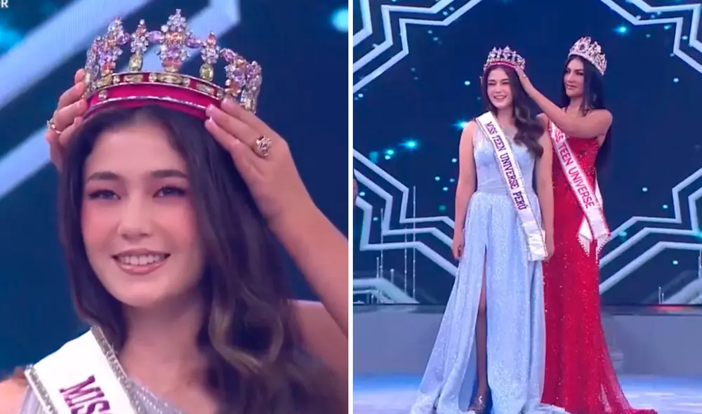 Kyara Vilanella recibió el título de miss Teen Universe Perú. Foto: composición LR/captura de América TV. Video: América TV Kyara Vilanella recibió el título de miss Teen Universe Perú. Foto: composición LR/captura de América TV. Video: América TV