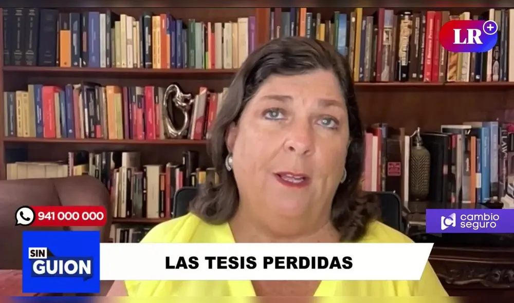 Rosa María Palacios explica la Ley Universitaria. Foto: LR+/Video: LR+