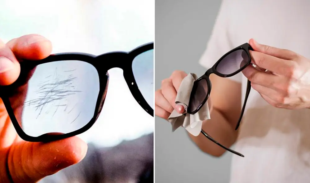 Con estos trucos lograrás reparar tus lentes rayados. Foto: composición LR