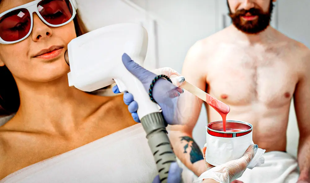 ¿Qué problemas previene una correcta depilación láser? Entérate en esta nota. Foto: composición LR de Gerson Cardoso/Freepick