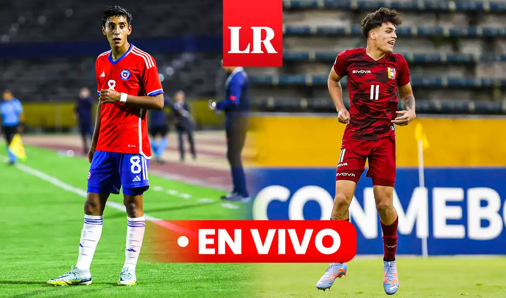 Sigue EN VIVO el partido entre Chile vs. Venezuela por el hexagonal final del Sudamericano Sub-17. Foto: composición LR/Twitter/Conmebol