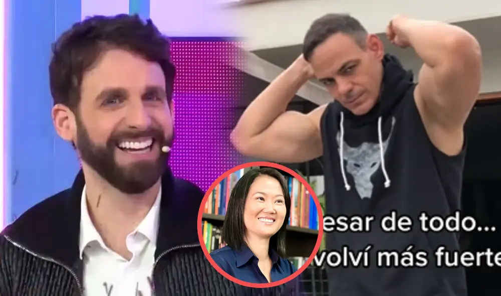 Rodrigo González mencionó a Keiko Fujimori mientras comentaba el cambio físico de Mark Vito. Foto: composición/captura Willax/Keiko Fujimori/Facebook/TikTok - Video: Willax Rodrigo González mencionó a Keiko Fujimori mientras comentaba el cambio físico de Mark Vito. Foto: composición/captura Willax/Keiko Fujimori/Facebook/TikTok - Video: Willax