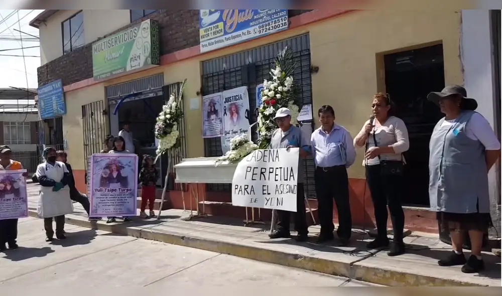 Exigen justicia por mujer asesinada en Arequipa. Foto: Captura La República