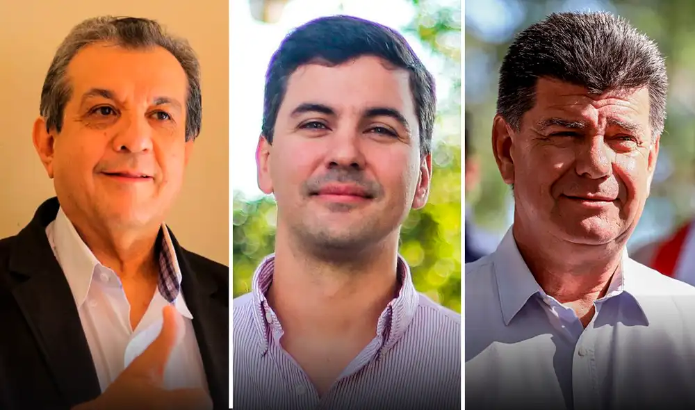 Paraguay entró este sábado en la recta final de la campaña hacia los comicios generales del próximo 30 de abril. Foto: composición LR/AFP/EEF/difusión Paraguay entró este sábado en la recta final de la campaña hacia los comicios generales del próximo 30 de abril. Foto: composición LR/AFP/EEF/difusión