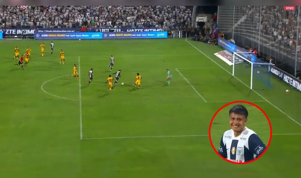 Jairo Concha pudo haber marcado el 2-0 de Alianza contra Cantolao. Foto: Liga 1 Max | Video: Liga 1 Max