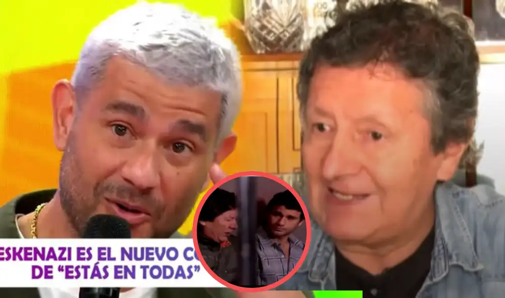 Yaco Eskenazi contó una de sus primeras experiencias en la actuación al lado de Adolfo Chuiman. Foto: composición/captura América TV