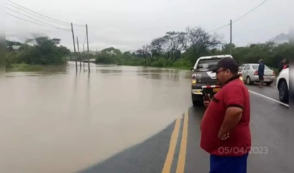 Familias se encuentran aisladas tras activación de quebradas. Foto: Juan Nunura