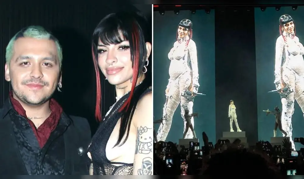 Cazzu, pareja de Christian Nodal, anuncia que está embarazada en pleno cierre de su concierto en Buenos Aires. Foto: Instagram