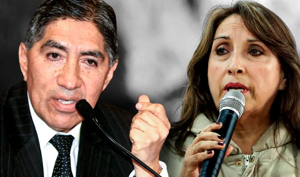 Guillén fue compañero de Boluarte en el Consejo de Ministros hasta su renuncia por los ascensos irregulares en la Policía Nacional del Perú. Foto: composición Jazmín Ceras LR