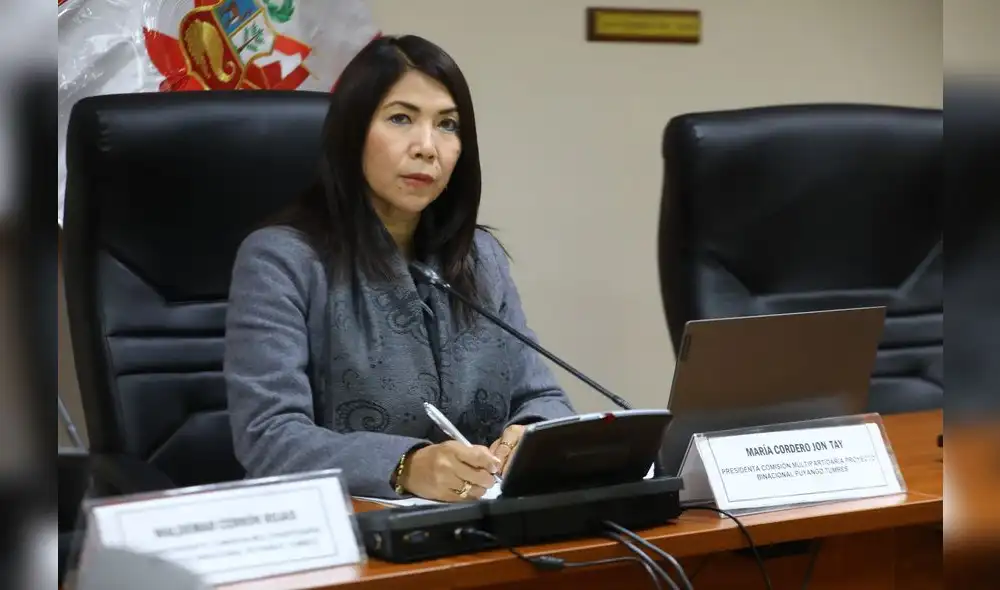 María Cordero es investigada en la Fiscalía por el presunto delito de concusión. Foto: Congreso María Cordero es investigada en la Fiscalía por el presunto delito de concusión. Foto: Congreso