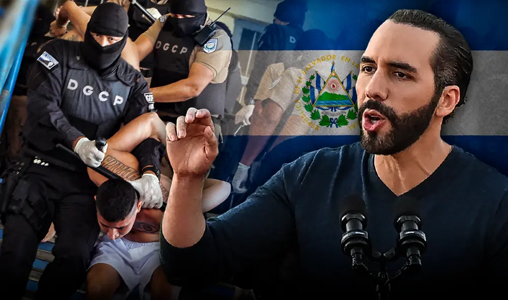 Nayib Bukele, presidente de El Salvador, fue acusado por EE. UU. de pactar con la Mara Salvatrucha-13 a inicios de su gobierno. Foto: composición LR/AFP