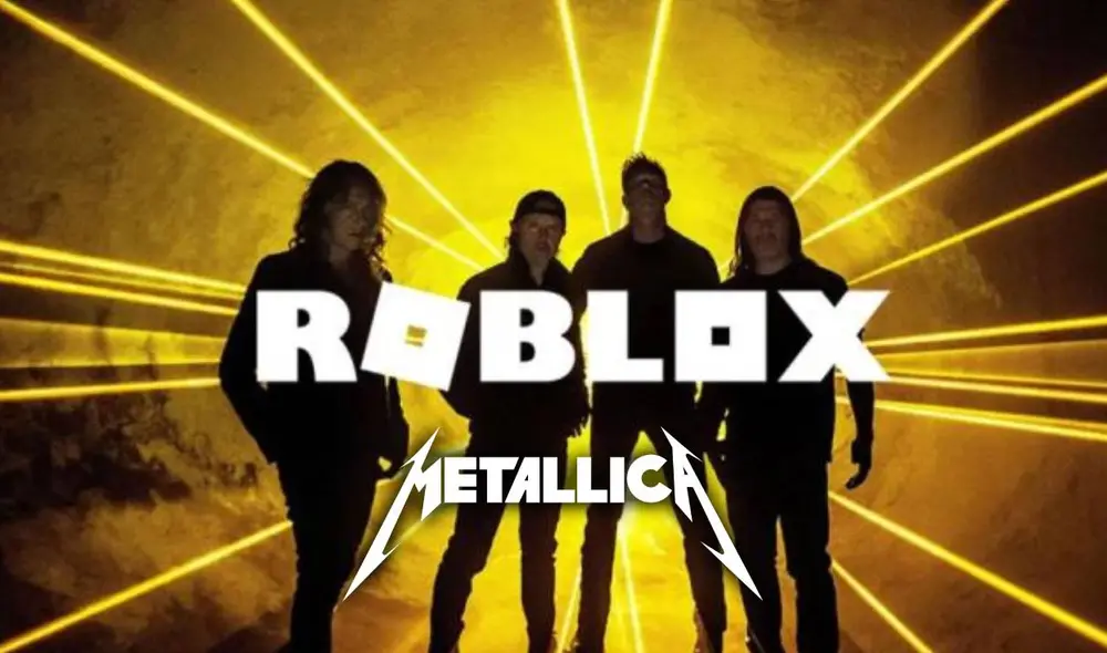 La legendaria banda de rock Metallica se asocia con el popular videojuego Roblox, desde donde se venderán artículos exclusivos de la banda. Foto: Metallica