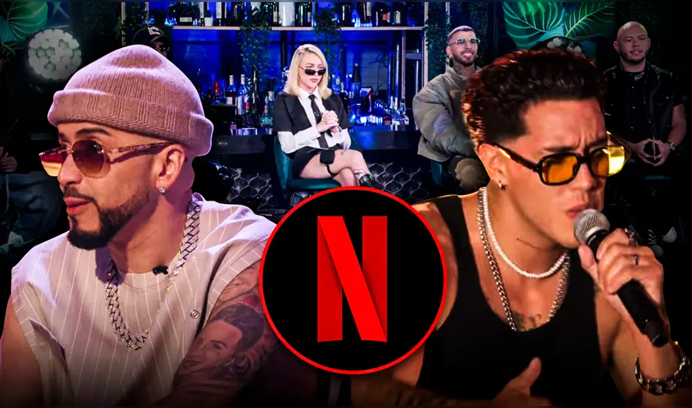 Yandel elogió el trabajo del músico peruano Stefano Toller. Foto: composición LR/Fabrizio Oviedo/Instagram/Netflix - Video: Instagram