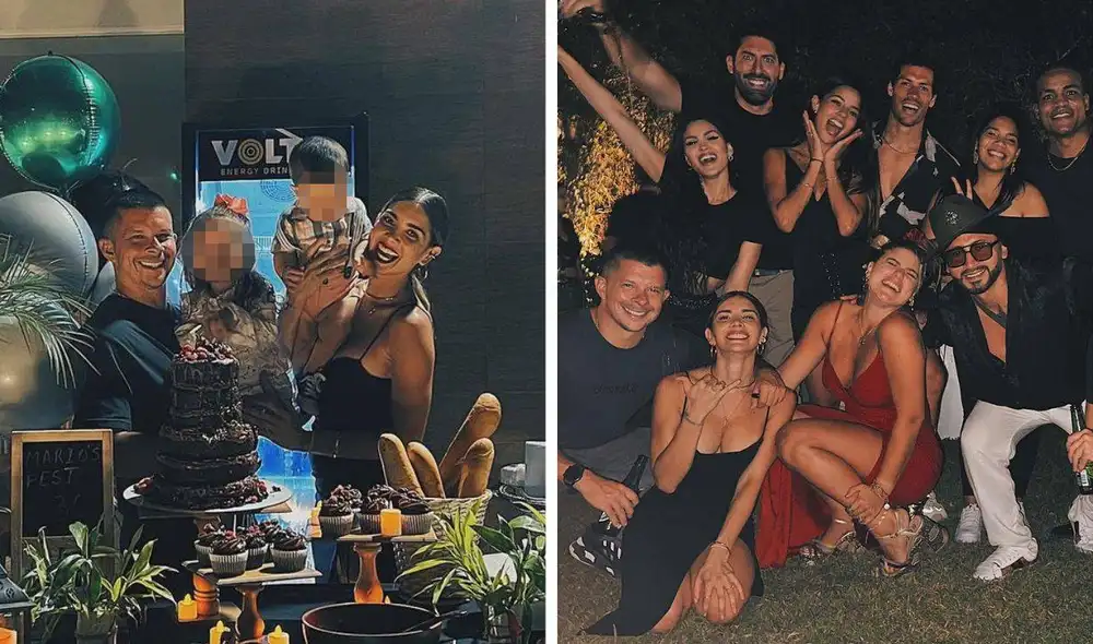 Mario Hart celebró sus 36 años con 'excombatientes'. Foto: composición LR/capturas de Instagram/Mario Hart