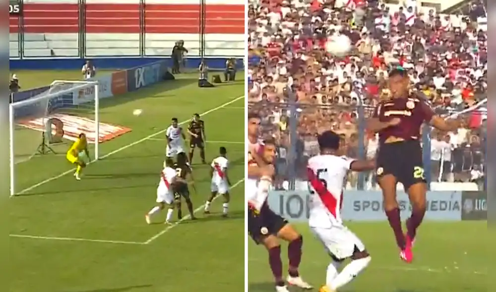 Alex Valera volvió a ser titular en Universitario. Foto: composición LR/GolPerú - Video: GolPerú