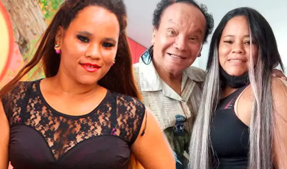 Yessenia Villanueva viajó a Estados Unidos con ayuda de Melcochita. Foto: composición LR/Instagram