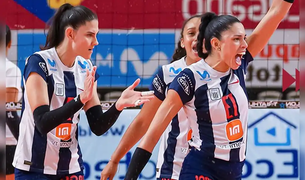 Alianza Lima se impuso en el partido de ida y vuelta. Foto: Alianza Lima Vóley Alianza Lima se impuso en el partido de ida y vuelta. Foto: Alianza Lima Vóley