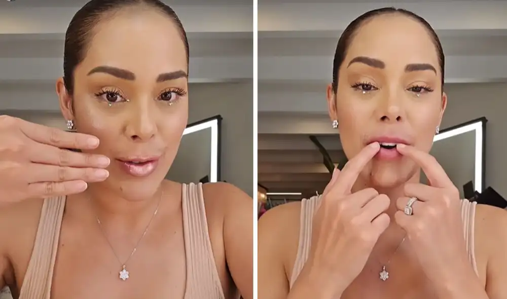 Karen Schwarz sorprendió a sus seguidores al contar que se inyectó en los labios. Foto: composición LR/ Capturas de Instagram - Video: Instagram