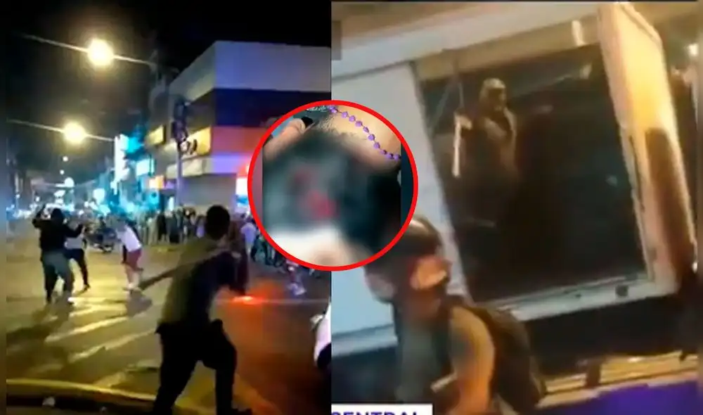 En total, seis fiscalizadores fueron agredidos por los ambulantes. Foto: composición LR/capturas de Latina - Video: Latina En total, seis fiscalizadores fueron agredidos por los ambulantes. Foto: composición LR/capturas de Latina - Video: Latina