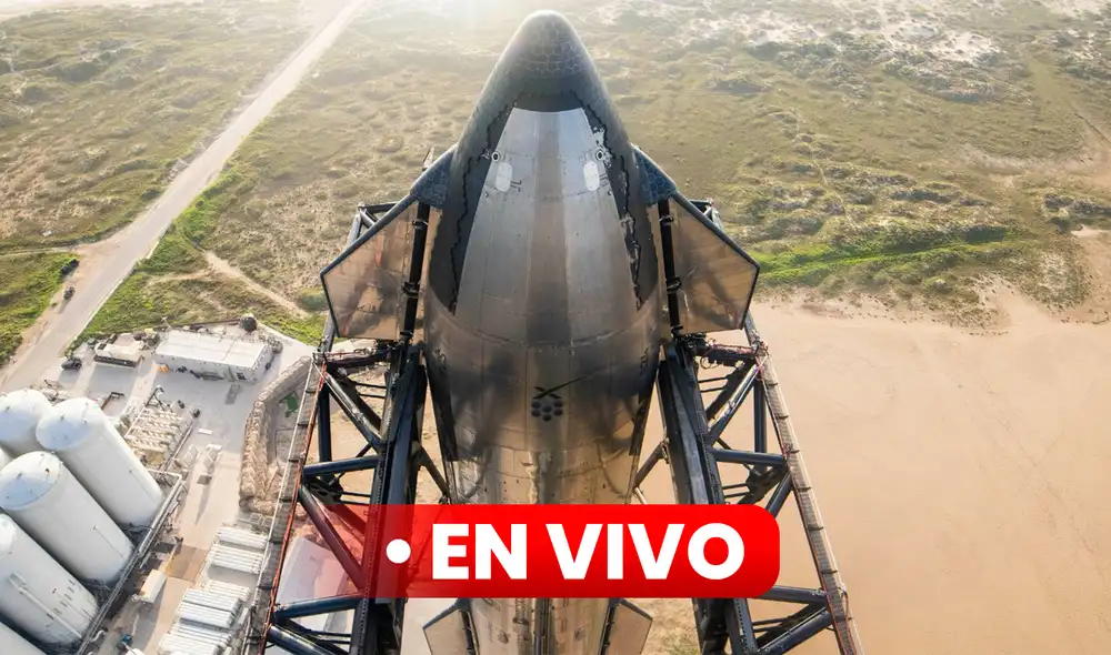 La nave Starship despegará desde la plataforma Starbase en Boca Chica, Texas. Foto: SpaceX