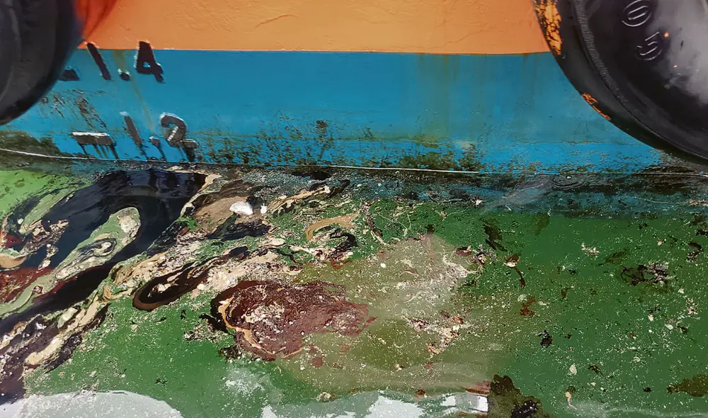 Daño ambiental. Área afectada sería de 300 m², según el equipo de supervisión del OEFA. Foto: difusión