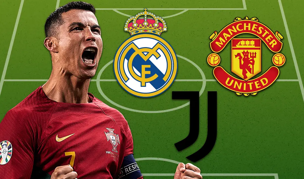 Cristiano Ronaldo jugó en Real Madrid, Juventus y Manchester United. Foto: composición de La República Cristiano Ronaldo jugó en Real Madrid, Juventus y Manchester United. Foto: composición de La República