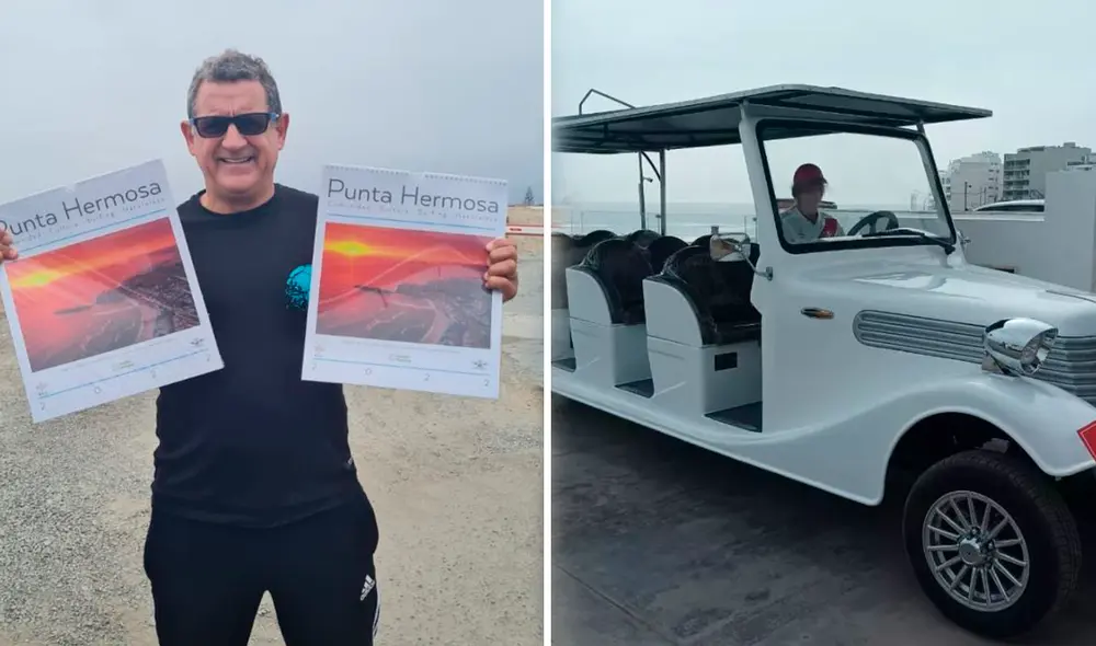 Sergio Galliani y su amigo Alex Cattaneo conquistan el Perú con su nuevo sistema de transporte. Foto: Composición LR / SergioGallianich/ ecobusplayasperu / Instagram Sergio Galliani y su amigo Alex Cattaneo conquistan el Perú con su nuevo sistema de transporte. Foto: Composición LR / SergioGallianich/ ecobusplayasperu / Instagram