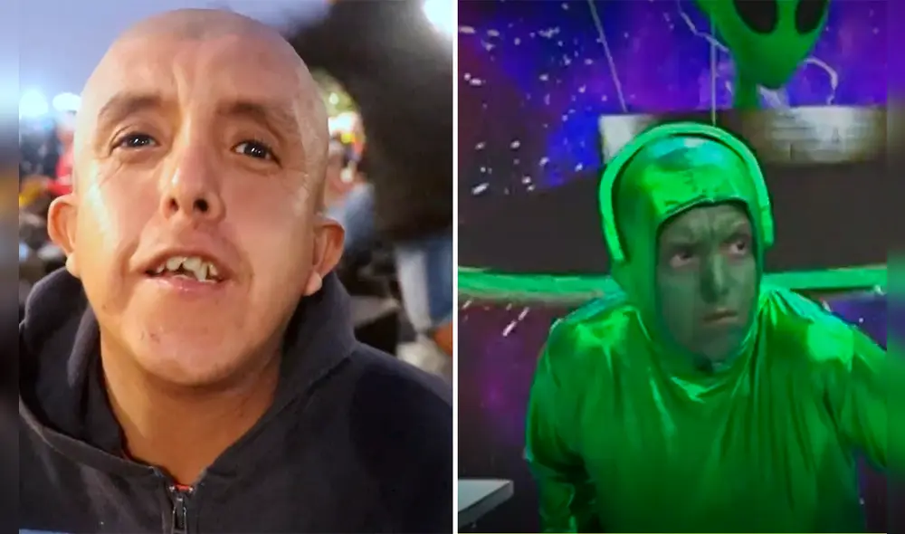 Marcianito es una de las nuevas caras de los cómicos ambulantes y hace algunos días apareció en "El Jirón del Humor". Foto: composición LR/Youtube